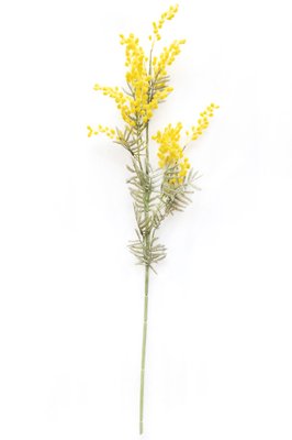 Искусственный цветок Мимоза (Акация), 88 см, желтый, полимерный материал, ткань (630133) 630133 фото