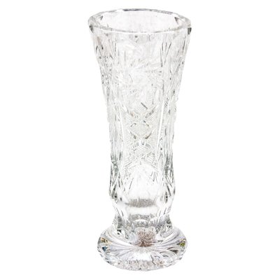 Хрустальная ваза для цветов - Мельница, 19 см, хрусталь (5331) vase5331 фото