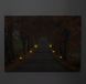 Картина, що світиться - осіння стежка з ліхтарями, 6 LЕD ламп, 30x40 см (940072) 940072 фото 2