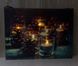 Светящаяся картина - подсвечники с шишками, 3 LED лампочки, 15x20x1,8 см (940263) 940263 фото 4
