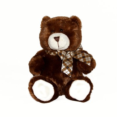 Мягкая игрушка - медведь, 20 см, коричневый, полиэстер (M1006719F-2) M1006719F-2 фото