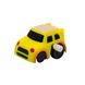 Іграшка заводна - машинка Aohua, 4x3x2,5 см, жовтий, пластик (8058A-3-1) 8058A-3-1 фото 1