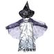 Детский карнавальный костюм ведьмы, 4 года - 102 см, черный, серебристый, органза (460526-1) 460526-1 фото 2