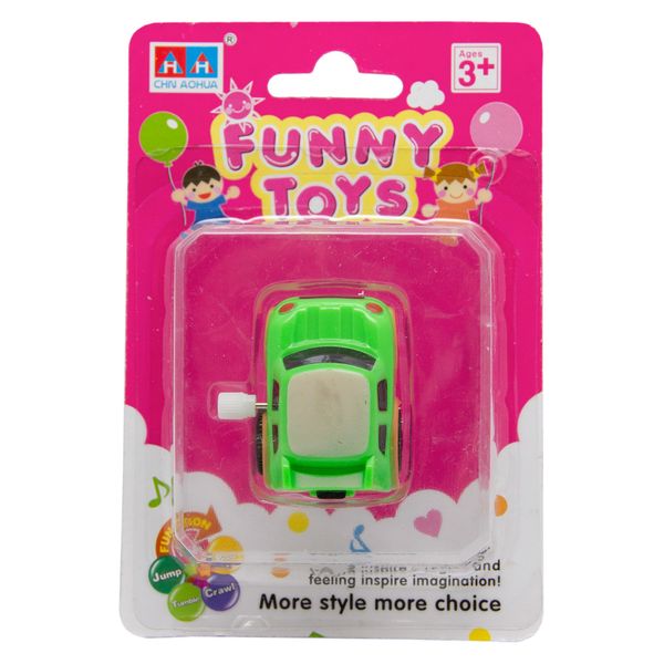 Іграшка заводна - машинка Aohua, 4x3x2,5 см, зелений, пластик (8058A-3-2) 8058A-3-2 фото
