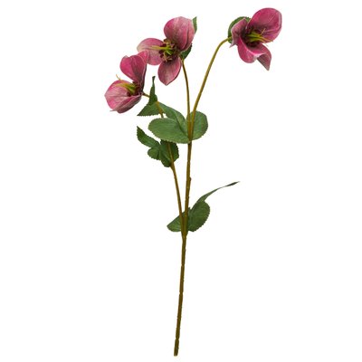 Штучна квітка Чемерник, 38 см, полімерний матеріал, рожевий (632489) 632489 фото