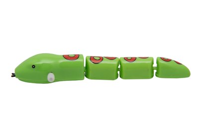 Игрушка заводная - змейка Aohua, 14x2,5x2 см, зеленый, пластик (8060A-3-1) 8060A-3-1 фото