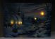Картина, що світиться - зимовий будинок біля лісу з освітленими вікнами, 6 LЕD ламп, 30x40 см (940140) 940140 фото 4
