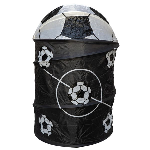 Корзина для игрушек - футбол, 57*38 см, черно-белый, полиэстер (518301) 518301 фото