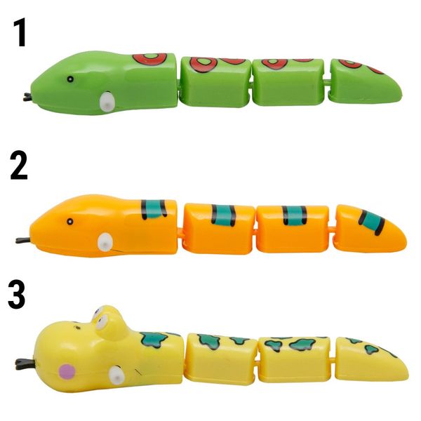 Іграшка заводна - змійка Aohua, 14x2,5x2 см, помаранчевий, пластик (8060A-3-2) 8060A-3-2 фото