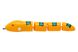 Игрушка заводная - змейка Aohua, 14x2,5x2 см, оранжевый, пластик (8060A-3-2) 8060A-3-2 фото 1