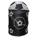 Корзина для игрушек - футбол, 57*38 см, черно-белый, полиэстер (518301) 518301 фото 2