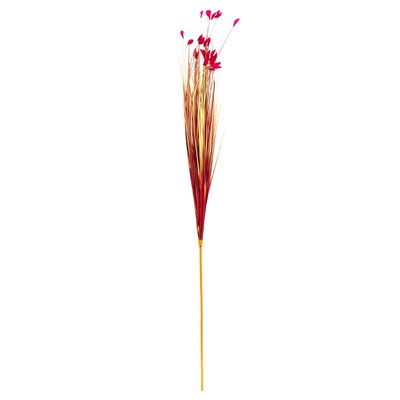 Искусственный цветок c 3-мя веточками, 90 см, красный (130078) 130078 фото