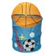 Корзина для игрушек - баскетбол, 67*44 см, голубой, полиэстер (518318) 518318 фото 1