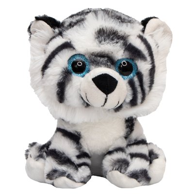 М'яка іграшка - тигреня, 22 см, білий, плюш (395797) 395797 фото