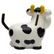 Фігурка декоративна - скарбничка корова, 12x10x13 см, білий, полістоун (240494) 240494 фото 2