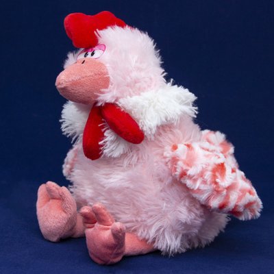 М'яка іграшка - курча-півник, 21 см, рожевий, поліестер (M1516721-3) M1516721-3 фото