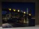 Светящаяся картина - ночной город с подсвечиваемым мостом, 5 LЕD ламп, 30x40 см (940188) 940188 фото 4