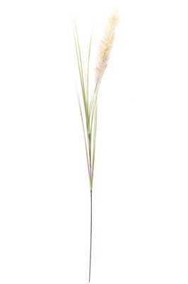 Штучна рослина Осока, 118 см, зелений, пластик, поліестер, дріт (130405) 130405 фото