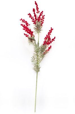 Искусственный цветок Мимоза (Акация), 88 см, красный (630140) 630140 фото