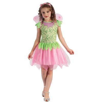 Дитячий карнавальний костюм фея, зріст 92-104 см, рожевий, віскоза, поліестер (091036A) 091036A фото