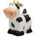 Декоративная фигурка - копилка корова, 14,5x8,5x13 см, белый, полистоун (240623) 240623 фото 1
