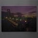 Картина, що світиться - нічне місто з сяючими ліхтарями на мосту, 6 LЕD ламп, 30x40 см (940201) 940201 фото 2