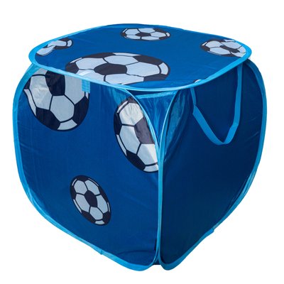 Корзина для игрушек - мяч, 45*40 см, синий, полиэстер (518370) 518370 фото