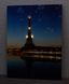 Картина, що світиться - Ейфелева вежа на фоні нічного Парижу, 4л, 40x30 см (940218) 940218 фото 4