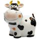 Фігурка декоративна - скарбничка корова, 12x10x13 см, білий, полістоун (240654) 240654 фото 1