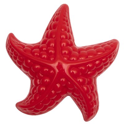 Формочка - морская звезда, 11,5x11x3 см, красная, пластик (JH2-002D-2) JH2-002D-2 фото