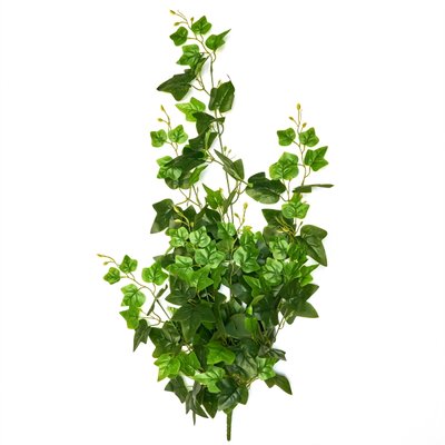 Искусственная веточка с листьями, 105 см, зеленый (631819) 631819 фото