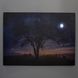 Картина, що світиться - нічне небо із повним місяцем, який світиться, 1 LЕD лампа, 30x40 см (940225) 940225 фото 2