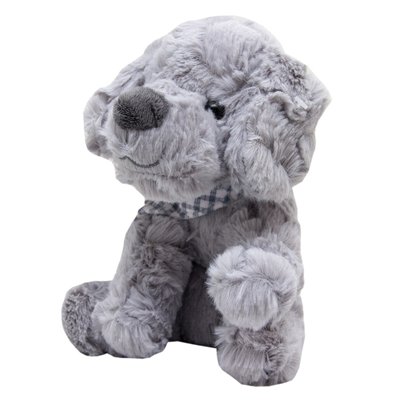 М'яка іграшка - щеня, 18 см, сірий, поліестер (X1626418-2) X1626418-2 фото