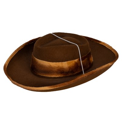 Фетровий капелюх, 55-56 см, коричневий, фетр (460052-2) 460052-2 фото