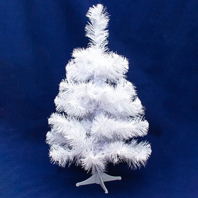 Сосна штучна новорічна 60 см, білий, ПВХ (МАГ-60) mag-60 фото