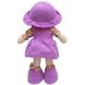 М'яка іграшка лялька з вишитим обличчям, 36 см, фіолетова сукня (861026) 861026 фото 2