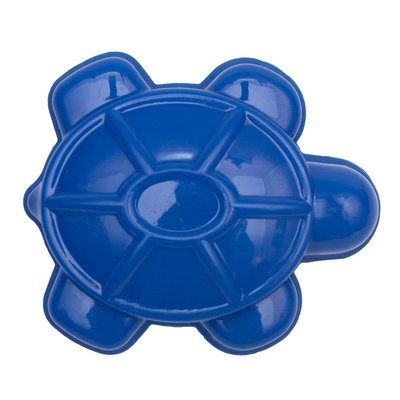 Формочка - черепашка, 9,3x7,6x2 см, синий, пластик (JH2-003-3) JH2-003-3 фото