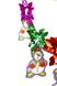 Гирлянда-растяжка - Снеговик, 200 см длина, 29 см диаметр, разноцветная, ПВХ, бумага (610310) 610310 фото 2