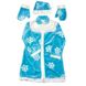 Карнавальный костюм снегурочки, 165 см, голубой, полиэстер (460939) 460939 фото 2