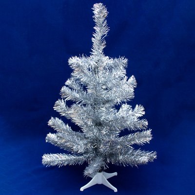 Ялинка штучна новорічна 60 см, сріблястий, ПВХ (5МАГ-60/1) 5mag-60/1 фото