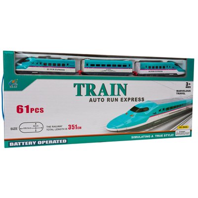 Ігровий набір - Залізниця з потягом, колія 351 см, трек 105,5х62 см (2943A) 2943A фото