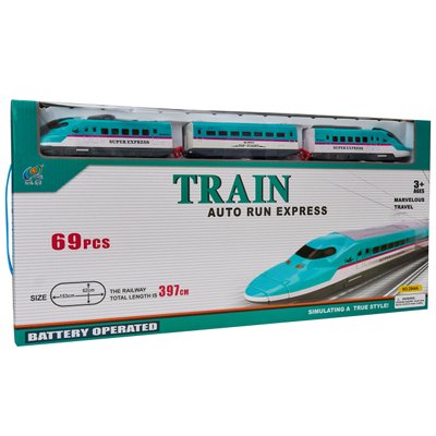 Игровой набор - Железная дорога с поездом, полотно 397 см, трек 153х62 см (2944A) 2944A фото
