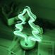 Неоновый светильник Елочка на подставке, ночник, 19x10x27 см, зеленый, 3 AA (140663) 140663 фото 1