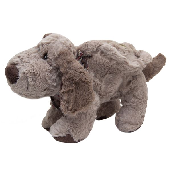 Мягкая игрушка - собака-сумочка со светлыми ушами, 30 см, коричневый, полиэстер (X1617930-1) X1617930-1 фото