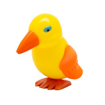 Іграшка заводна - тукан Aohua, 6x4x3 см , жовтий, пластик (8050A-3-1) 8050A-3-1 фото
