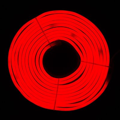 Неонова світлодіодна гірлянда-трубка SMD2835 LED, 5 м, червоний, кріплення, IP20 (950064) 950064 фото