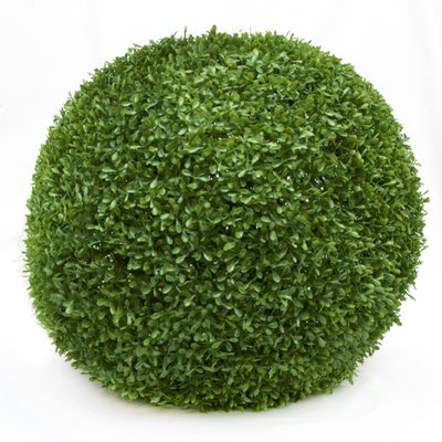 Искусственное растение куст, Самшит, зеленый, 58 см, пластик (960132) 960132 фото