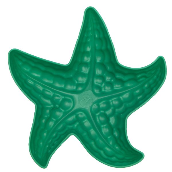 Формочка - морская звезда, 11,5x11x3 см, зеленый, пластик (JH2-002D-1) JH2-002D-1 фото