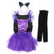 Дитячий карнавальний костюм кажана для дівчинки, зріст 110-120 см, чорний, віскоза, поліестер (CC283B) CC283B фото 2