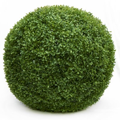 Искусственное растение куст, Самшит, зеленый, 48 см, пластик (960149) 960149 фото